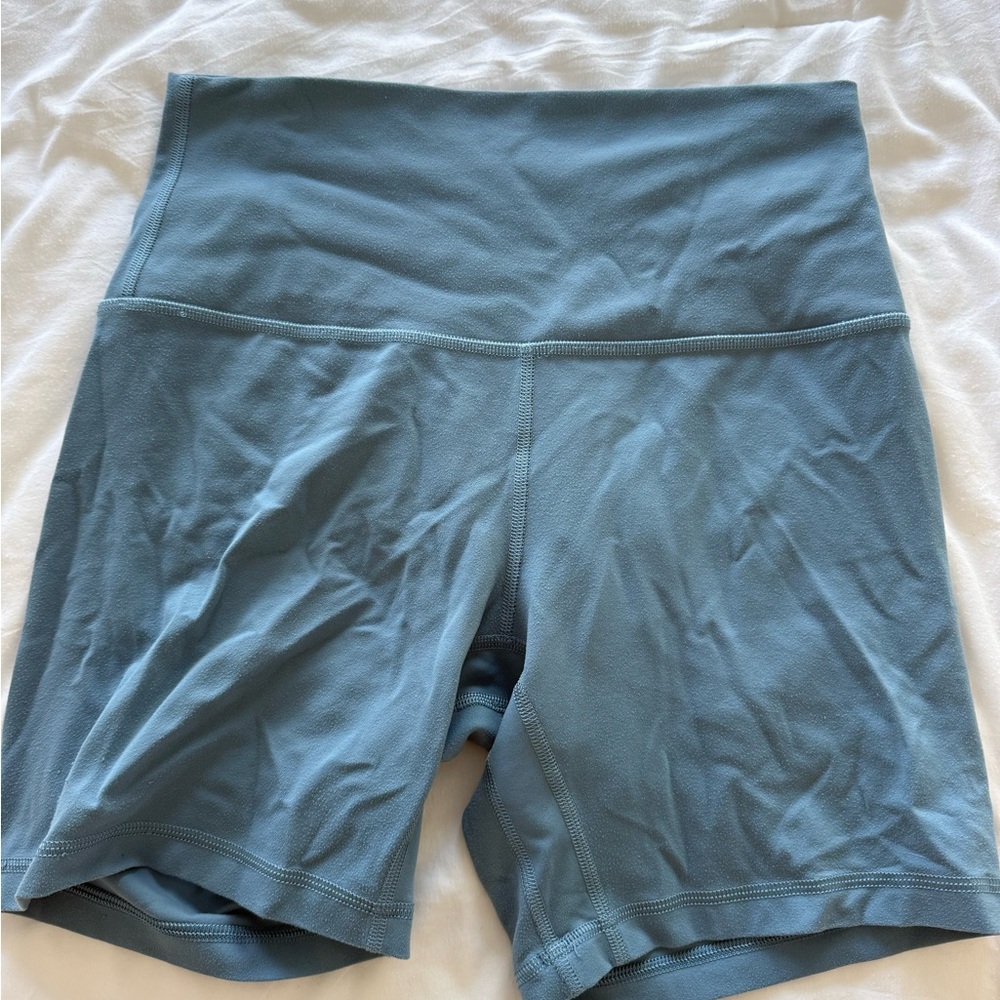 lululemon athletica Teal Bike Shorts